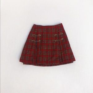 Lip service pleated plaid mini skirt Hot topic